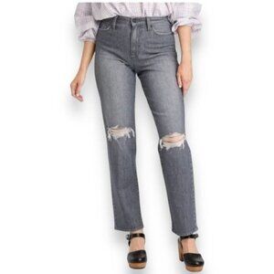 Universal Thread Women’s High-Rise Vintage Distressed Straight Jeans, size 10